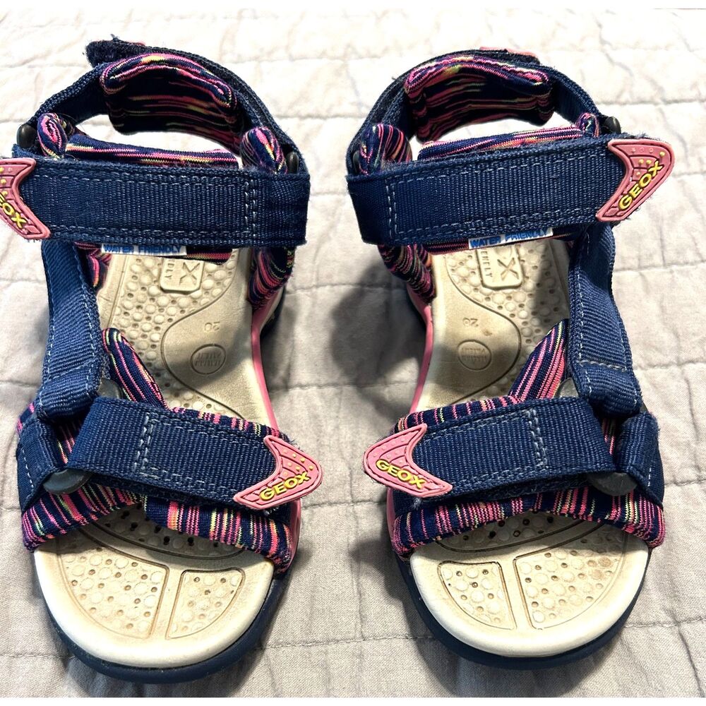 Geox Girls Everyday Sandals Beach Hiking Size US 10.5